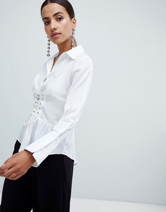 Рубашка с длинными рукавами AX Paris - Белый