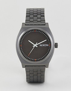 Темно-серые наручные часы Nixon A045 Time Teller - Серебряный