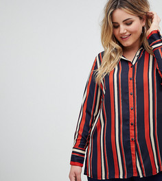 Рубашка в полоску New Look plus - Мульти