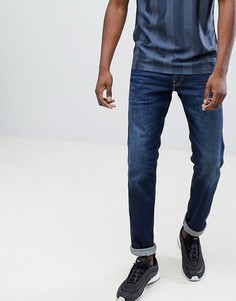 Темные эластичные джинсы узкого кроя Replay Anbass - Синий