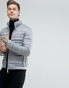 Серый дутый бомбер Armani Exchange - Серый