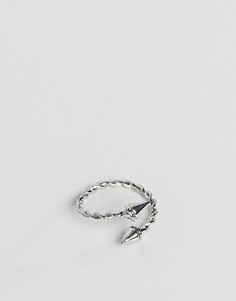 Серебристое кольцо в виде стрелы DesignB - Серебряный