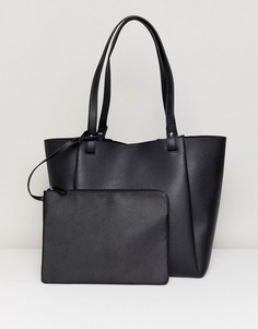 Сумка с отстегивающимся чехлом для ipad от ASOS DESIGN - Черный