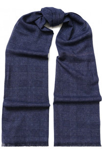 Шерстяной шарф с бахромой Canali