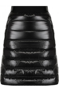 Стеганая мини-юбка с эластичным поясом Moncler