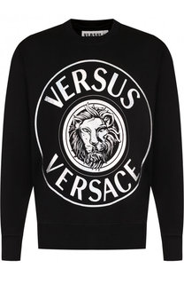 Хлопковый свитшот с принтом Versus Versace