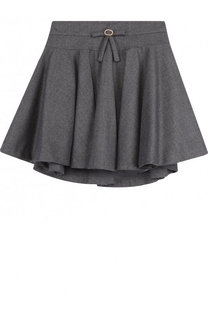 Мини-юбка свободного кроя с декором на поясе Aletta