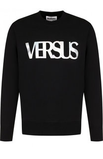 Хлопковый свитшот с логотипом бренда Versus Versace
