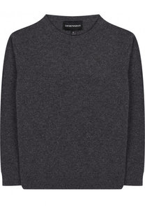 Хлопковый пуловер Emporio Armani