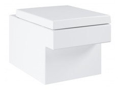 Подвесной безободковый унитаз GROHE Cube Ceramic с сиденьем с микролифтом (NW0038)