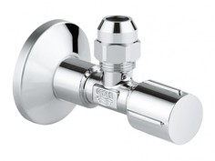 Угловой вентиль GROHE 1/2″-3/8″ для подключения смесителей, хром (22039000)