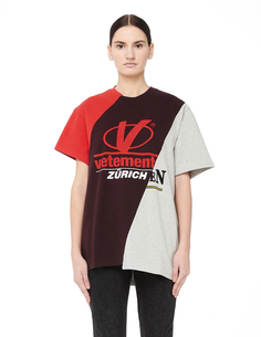 Хлопковая футболка Cut Up Vetements