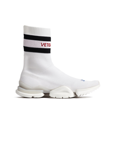 Белые кроссовки-носки Reebok Vetements