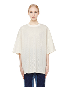 Белая футболка из сетки Fear of God