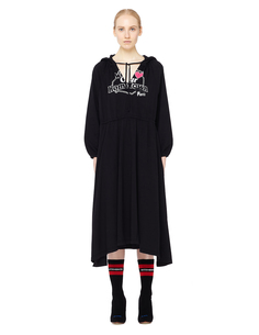 Хлопковое платье с капюшоном Vetements