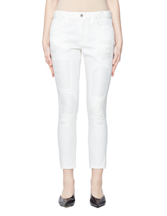 Белые джинсы с заплатками Junya Watanabe