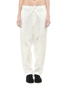 Брюки из хлопка и льна Ys