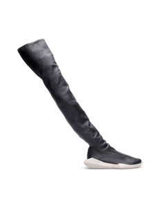 Кожаные ботфорты Rick Owens x Adidas