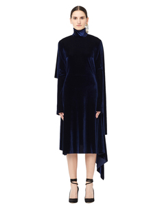 Бархатное платье с открытой спиной Vetements