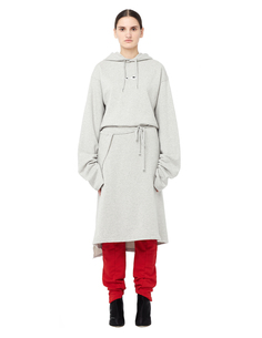 Хлопковое платье с капюшоном Vetements