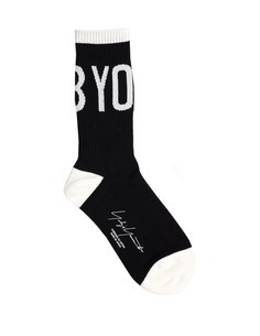 Черно-белые носки с лого Yohji Yamamoto