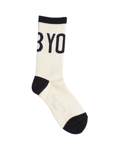 Белые носки с лого Yohji Yamamoto