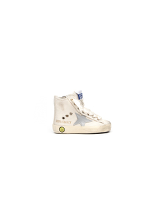 Кроссовки из хлопка и кожи Golden Goose Kids