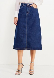 Юбка LOST INK DENIM A-LINE MIDI