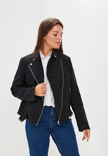 Куртка кожаная LOST INK PLUS BIKER JACKET WITH ASYM ZIP