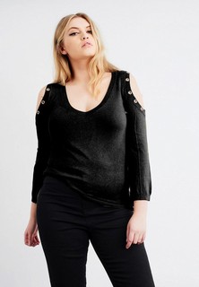 Пуловер LOST INK PLUS EYELET JUMPER WITH COLD SHOULDER