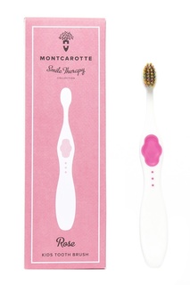 Детская зубная кисточка Розовая Mont Carotte