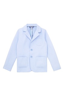 Голубой льняной пиджак My Junior