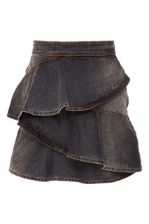Джинсовая юбка с оборками Coati Isabel Marant
