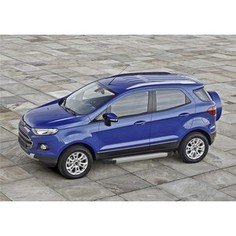 Пороги Silver new Rival для Ford Ecosport (2014-н.в.), 160 см, алюминий, F160AL.1806.1