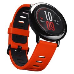 Смарт-часы XIAOMI Amazfit Pace, 1.34&quot;, черный / красный