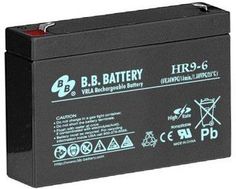 Батарея для ИБП BB HR 9-6 6В, 9Ач B&;B