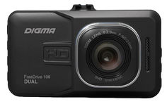 Видеорегистратор DIGMA FreeDrive 108 DUAL черный [fd108d]
