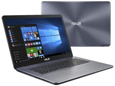 Ноутбук ASUS X705UF-GC011T 90NB0IE2-M01240 (Intel Core i3-7100U 2.4 GHz/4096Mb/1000Gb/nVidia GeForce MX130 2048Mb/Wi-Fi/Cam/17.3/1920x1080/Windows 10 64-bit)