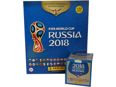 Альбом с 50 наклейками в боксе Panini Чемпионат Мира По Футболу FIFA 2018