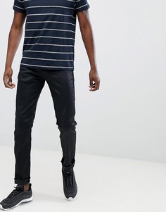 Черные узкие джинсы стретч с покрытием Replay Anbass - Черный