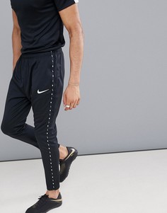 Черные джоггеры с отделкой лентой Nike Football Dry Academy 924738-010 - Черный