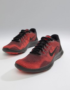 Красные кроссовки Nike Running Flex run 2018 aa7397-008 - Красный