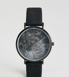 Часы с черным ремешком из искусственной кожи Limit эксклюзивно для ASOS - 38 мм - Черный