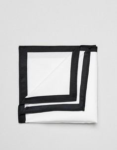 Белый платок-паше с контрастным краем ASOS DESIGN - Белый