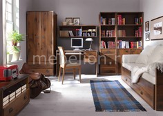 Гарнитур для кабинета Индиана Black Red White