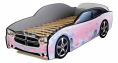 Кровать-машина Додж с подсветкой дна МебеЛев