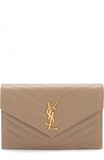 Сумка Monogram Envelope mini из стеганой кожи Saint Laurent