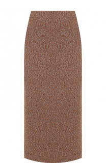 Вязаная юбка-миди из смеси шерсти и кашемира Tak.Ori