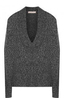 Вязаный пуловер из смеси шерсти и кашемира с V-образным вырезом Tak.Ori