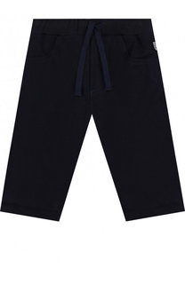 Брюки джерси прямого кроя с поясом на кулиске Il Gufo